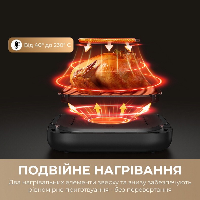 Мультипечь Mova AeroChef FD10 Pro Max Black (MOVA-FD10-PMAX-B)