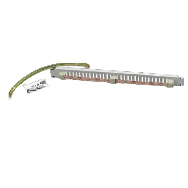 Шина заземлення Mirsan 19" 1U, RAL 7035 (MR.TPS02.02)
