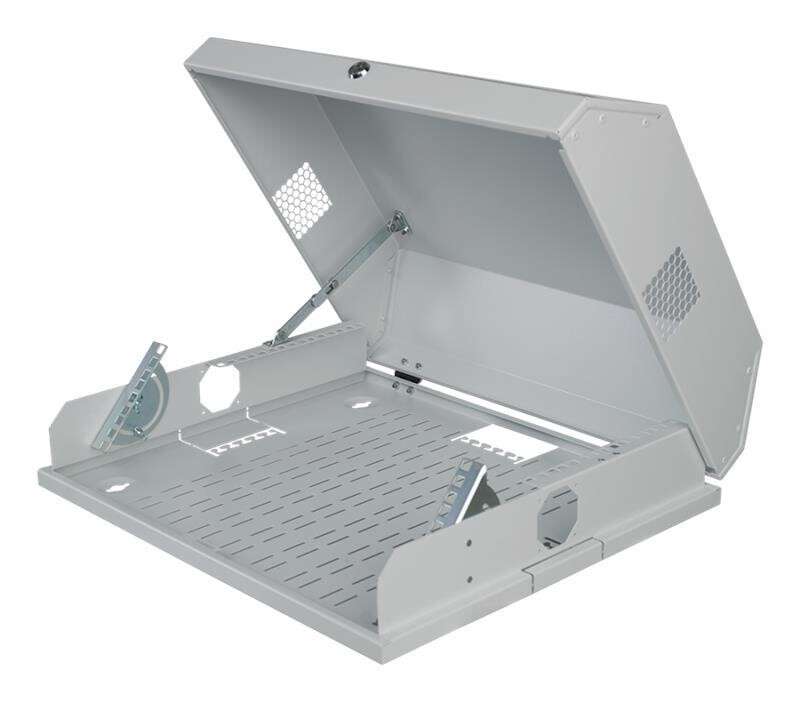 Шафа настінна Mirsan Slim 19" 3+5U 537x475, RAL 7035 (MR.SLM.02)