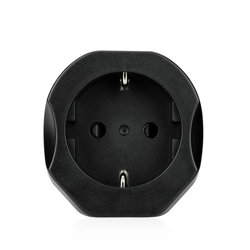 Адаптер Essager EU - UK (F/M) Black (ECTZH-YCC01-Z)
