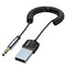 Фото - Bluetooth-трансмітер Essager Lingfeng USB to 3.5mm Bluetooth 5.0 Grey (EBT-LF01-P) | click.ua