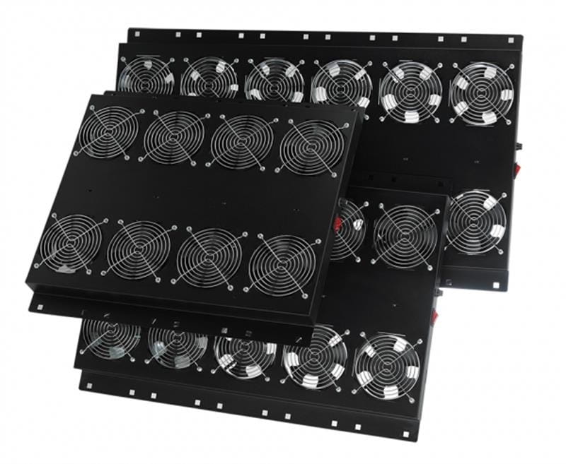 Вентиляційна панель Mirsan 2 вент., термостат в комплекті RAL 9005 (MR.FAN2WT.01)