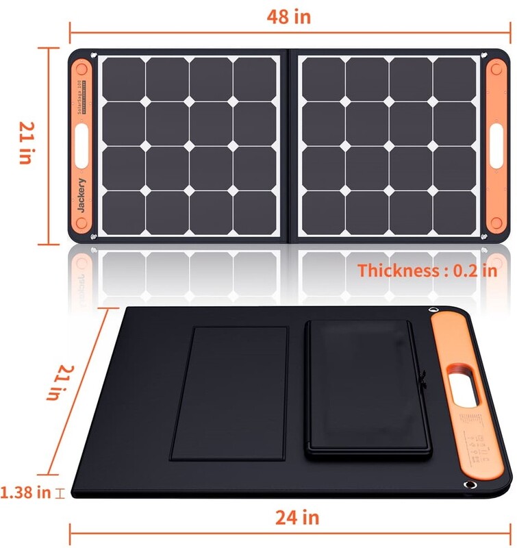 Портативна сонячна панель Jackery SolarSaga 100W (21-0002-000059)