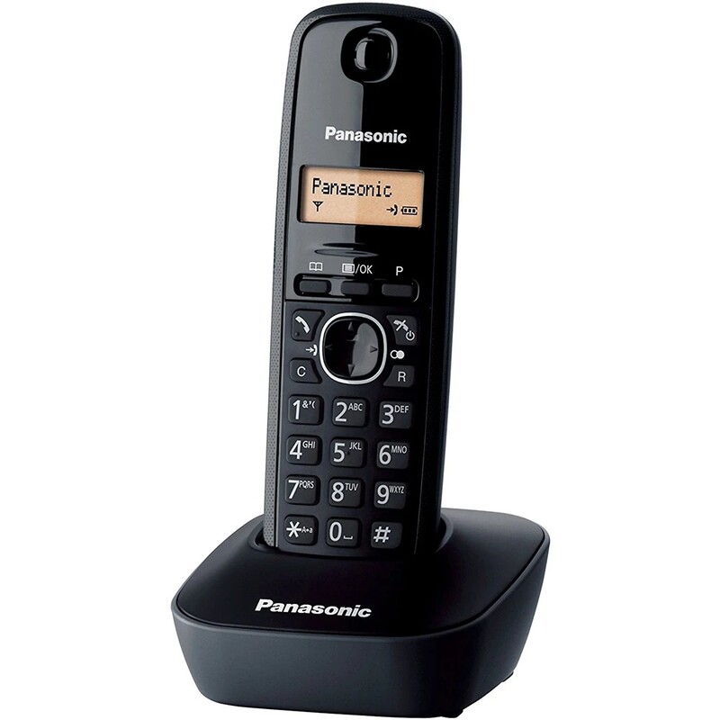 Радиотелефон DECT Panasonic KX-TG1611UAH Black Grey