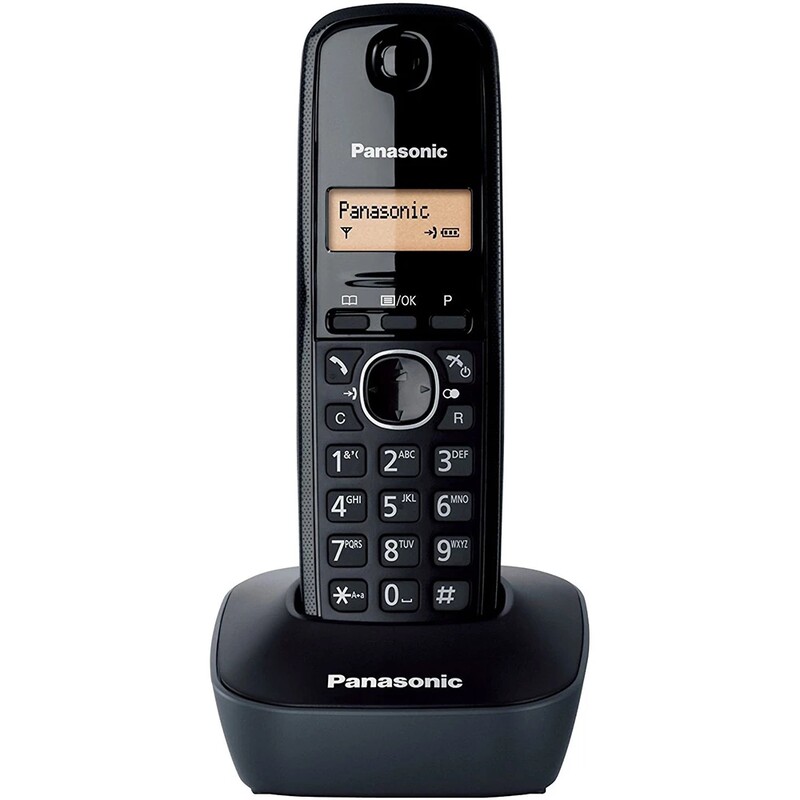 Радиотелефон DECT Panasonic KX-TG1611UAH Black Grey