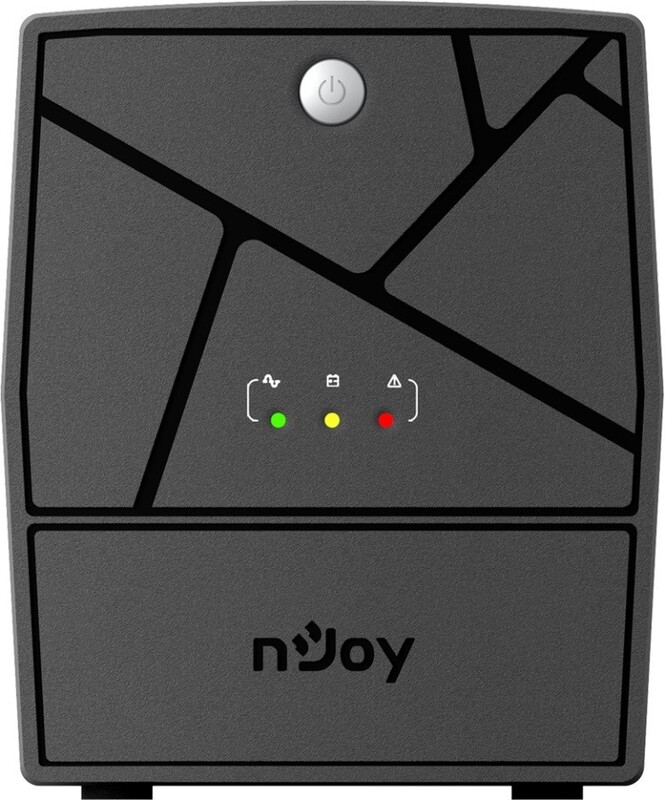 Джерело безперебійного живлення NJOY Keen 1000 (UPLI-LI100KU-CG01B), Lin.int., AVR, 4 x евро, USB, пластик