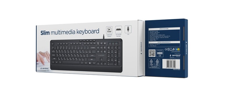 Клавіатура Gembird KB-MCH-05-CYRL Black