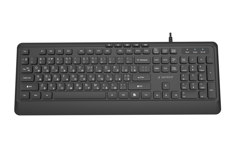 Клавіатура Gembird KB-MCH-05-CYRL Black