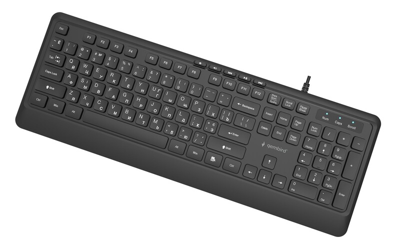 Клавіатура Gembird KB-MCH-05-CYRL Black