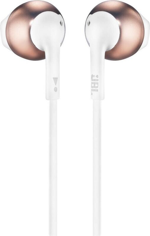 Гарнiтура JBL T205 Rose Gold (JBLT205RGD)
