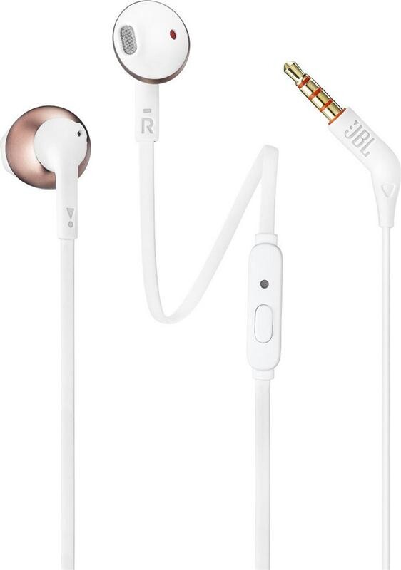Гарнiтура JBL T205 Rose Gold (JBLT205RGD)