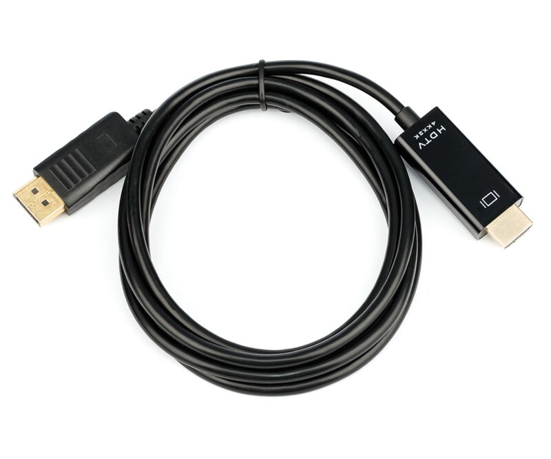 Кабель Atcom DisplayPort - HDMI (M/M), 5 м, Black (50100) пакет