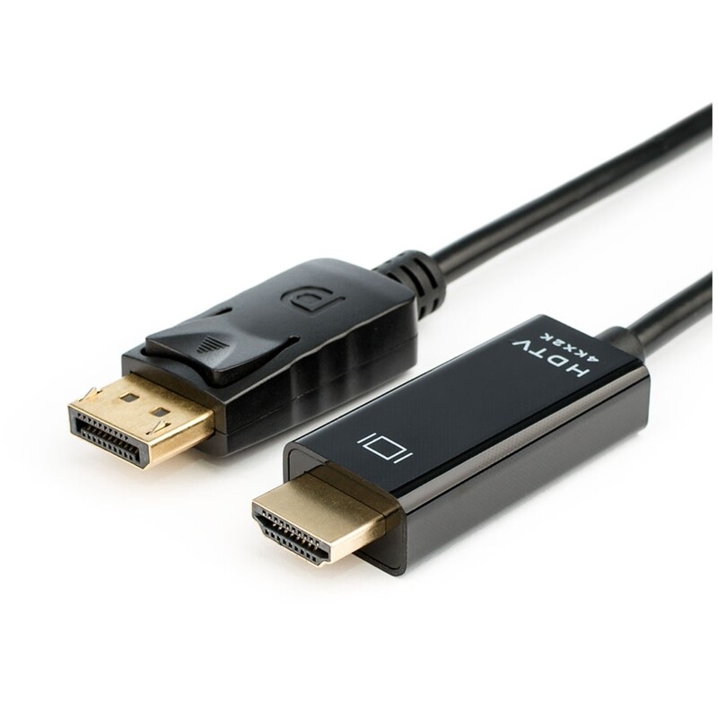 Кабель Atcom DisplayPort - HDMI (M/M), 3 м, Black (30100) пакет