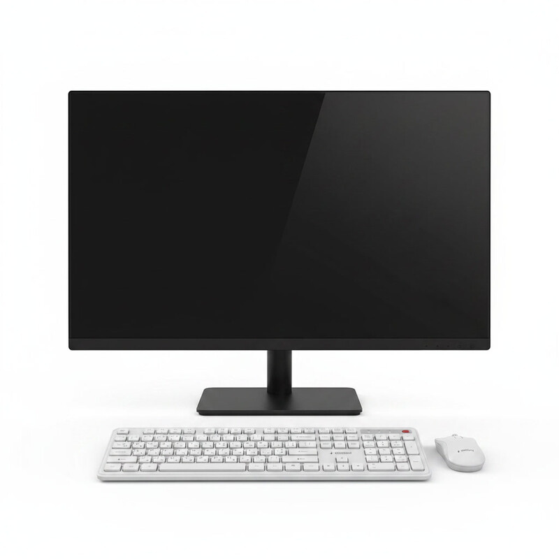 Комплект (клавиатура, мышь) беспроводной Gembird KBS-WPS-01-W-CYRL White