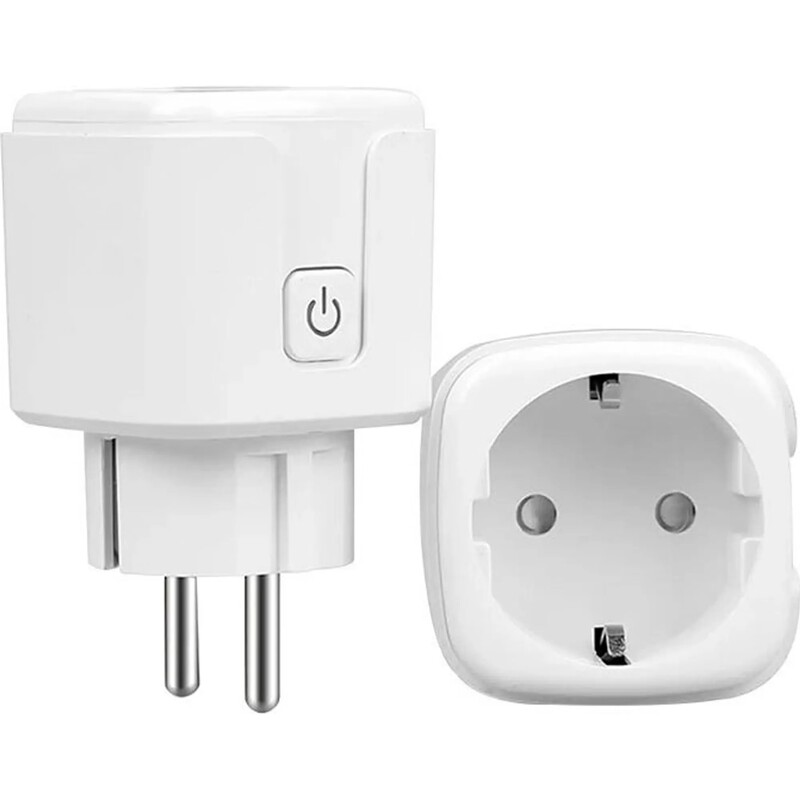 Умная розетка Tuya 20A EU WiFi Smart Socket