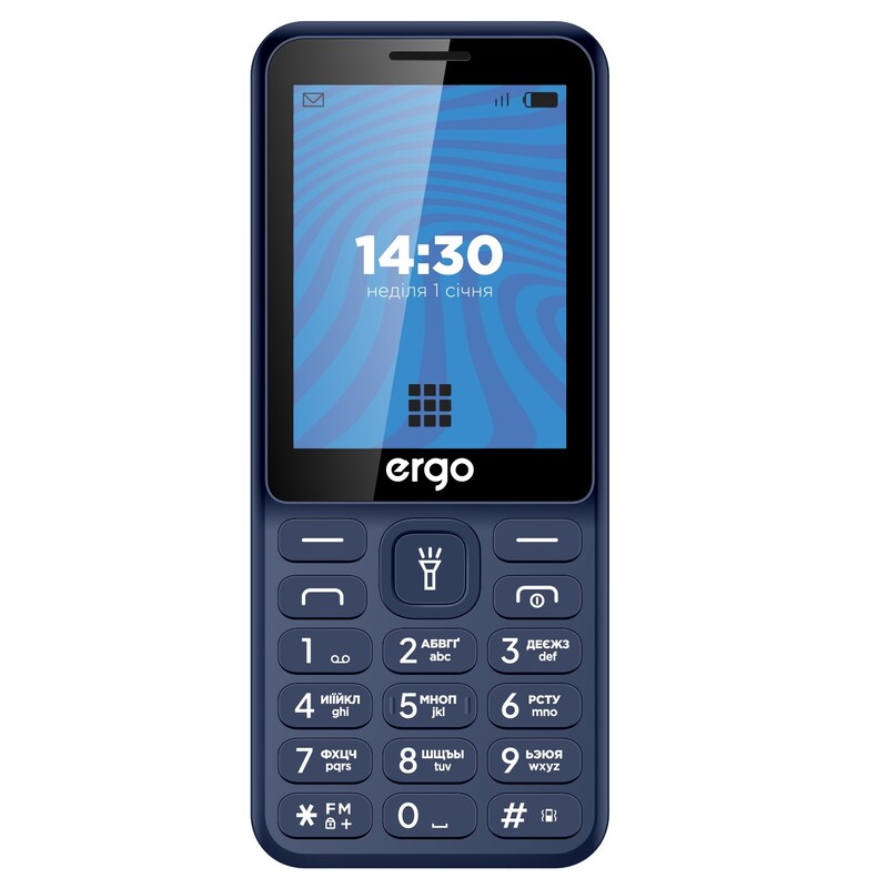Мобильный телефон Ergo E284 Dual Sim Blue
