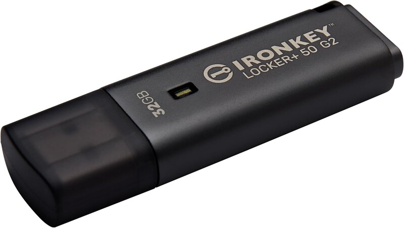 Флеш-накопичувач USB 3.2 32GB Kingston IronKey Locker+ 50 G2 (IKLP50G2/32GB)