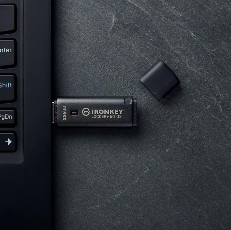 Флеш-накопичувач USB 3.2 32GB Kingston IronKey Locker+ 50 G2 (IKLP50G2/32GB)