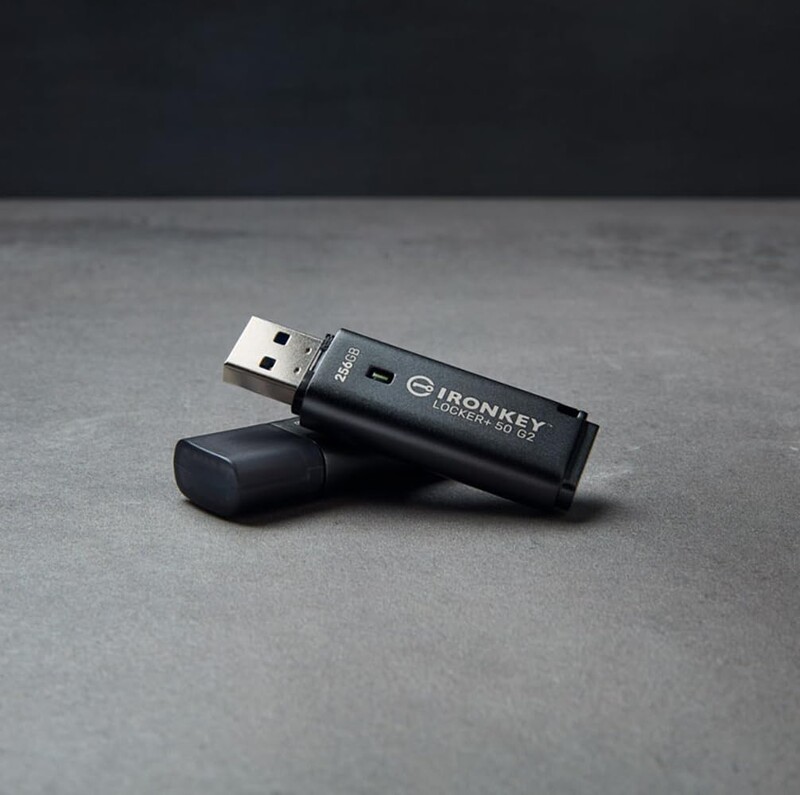 Флеш-накопичувач USB 3.2 32GB Kingston IronKey Locker+ 50 G2 (IKLP50G2/32GB)
