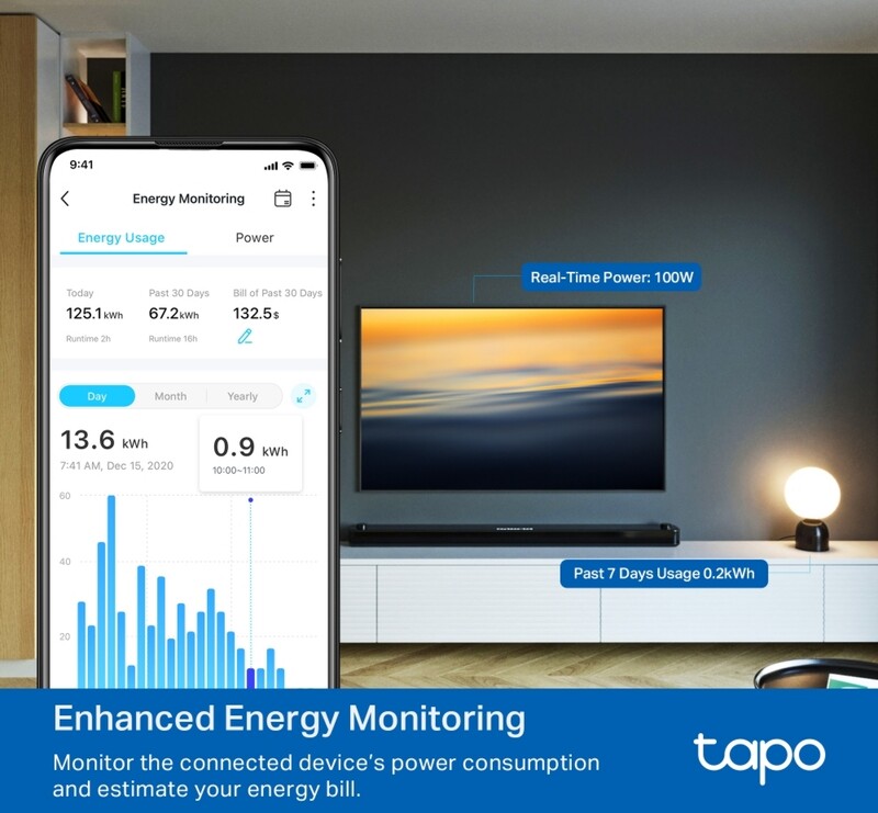 Интеллектуальная розетка TP-Link Tapo P110M