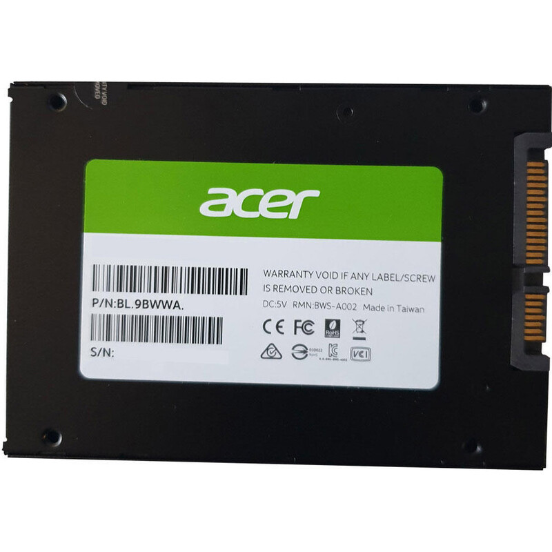 Накопитель SSD 256 Gb Acer RE100 2.5" SATAIII 3D NAND TLC (BL.9BWWA.107)
