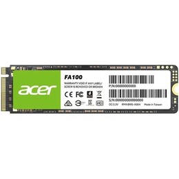 Накопитель SSD 256Gb Acer FA100 M.2 2280 NVMe 1.4 PCIe Gen3.0 x4 3D NAND TLC (BL.9BWWA.118)