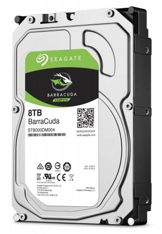 Накопитель HDD SATA 8.0TB Seagate BarraCuda 5400rpm 256MB (ST8000DM004)