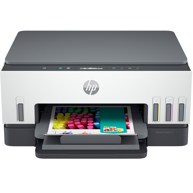 Багатофункціональний пристрій А4 кол. HP Smart Tank 670 з Wi-Fi (6UU48A)