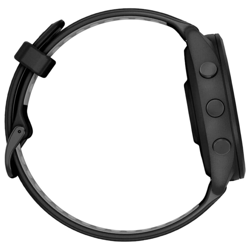 Смарт-часы Garmin Forerunner 265 Black Bezel and Case with Black/Powder Gray Silicone Band (010-02810-10)