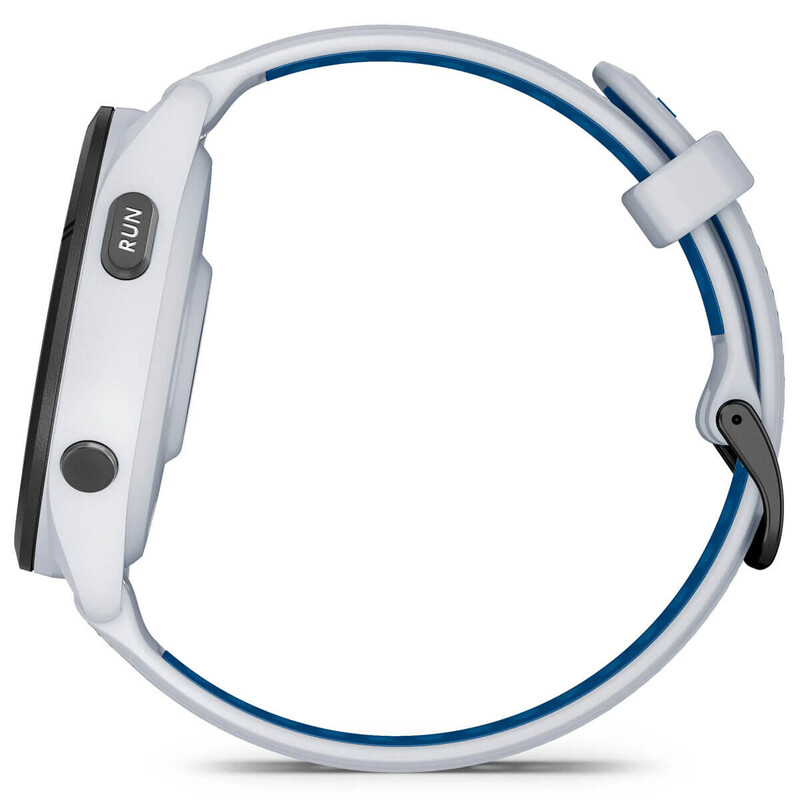 Смарт-часы Garmin Forerunner 265 Black Bezel with Whitestone Case and Whitestone/Tidal Blue Silicone Band (010-02810-11)