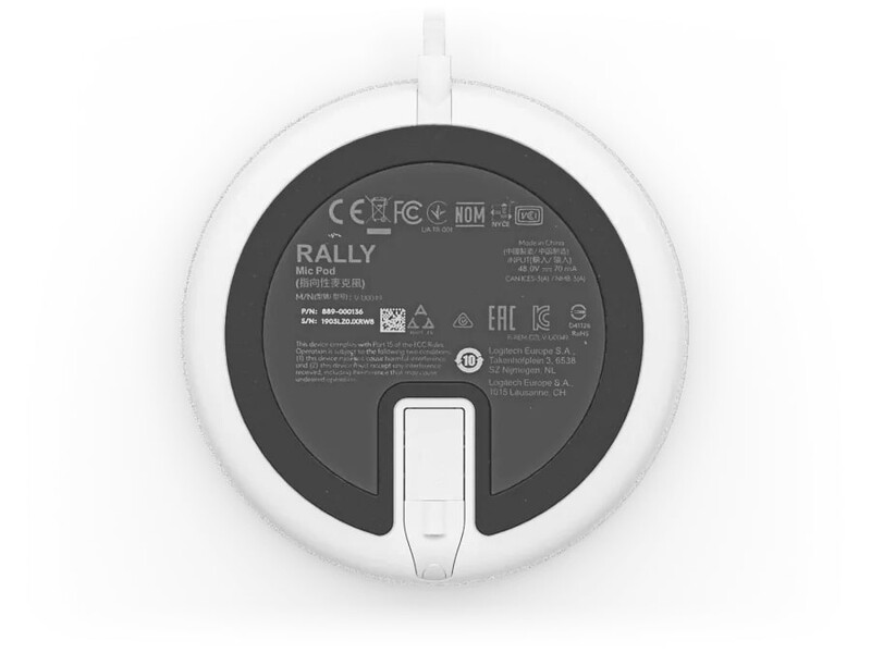 Модульний мікрофон для відеоконференцзв`язку Logitech Rally Mic Pod White (952-000038)