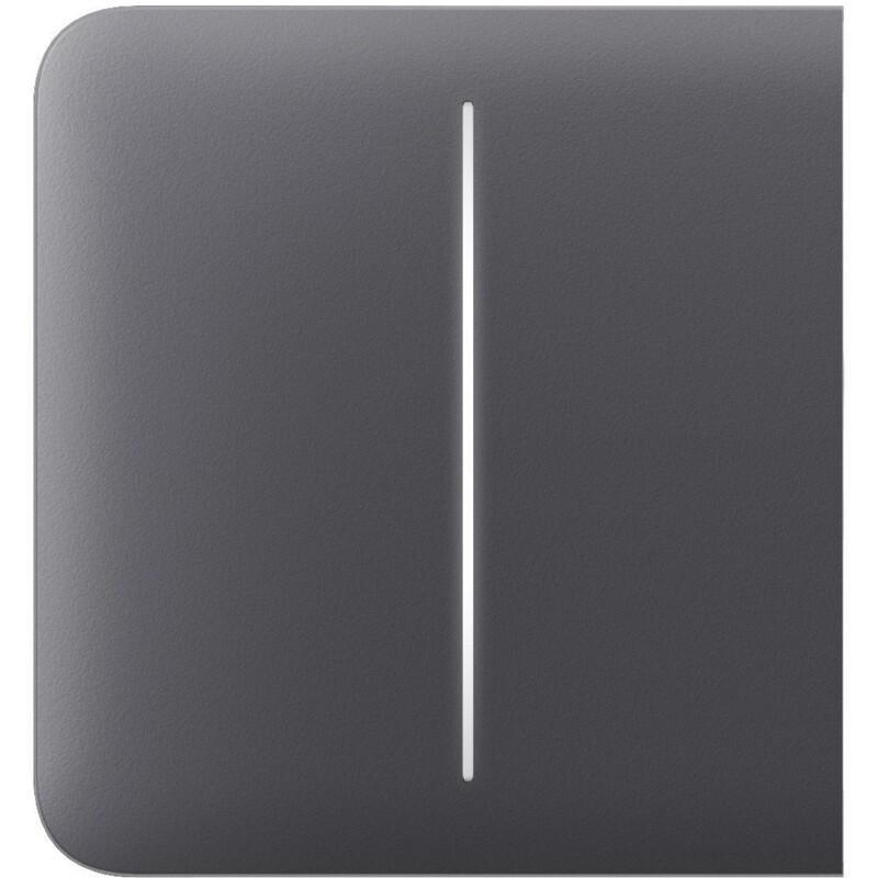 Кнопка для двоклавішного вимикача Ajax SideButton (2-gang) graphite