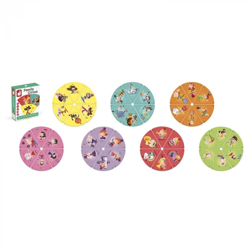 Настольная игра Janod Happy Families Цирк  (J02755)