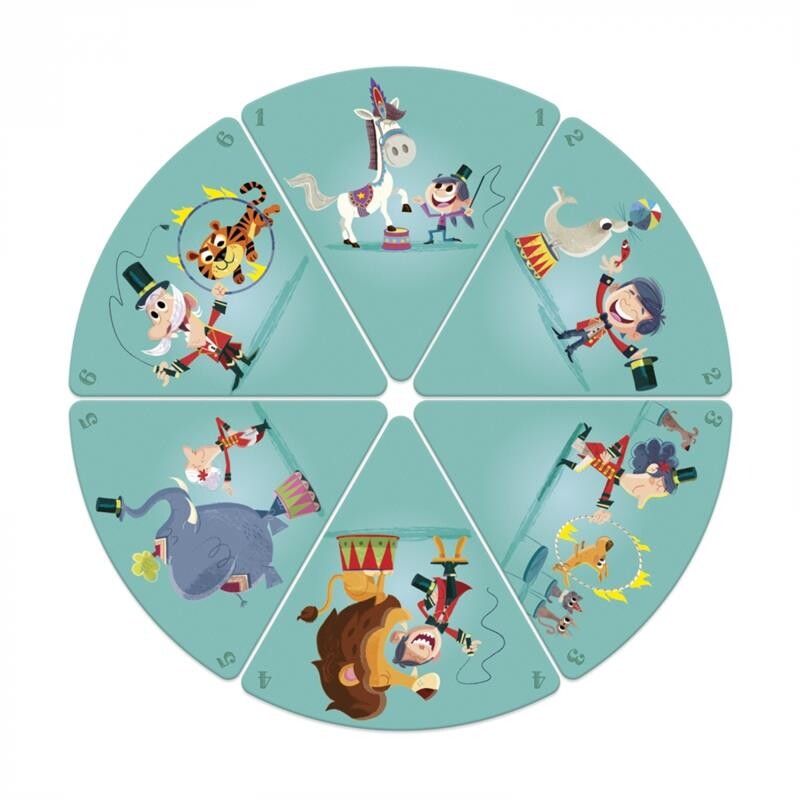Настольная игра Janod Happy Families Цирк  (J02755)