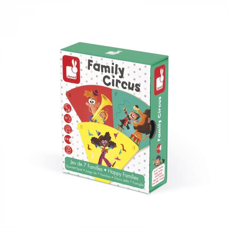 Настольная игра Janod Happy Families Цирк  (J02755)