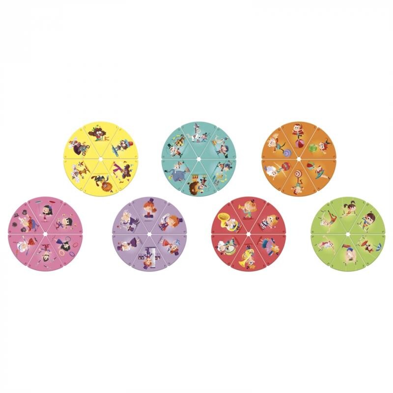 Настольная игра Janod Happy Families Цирк  (J02755)