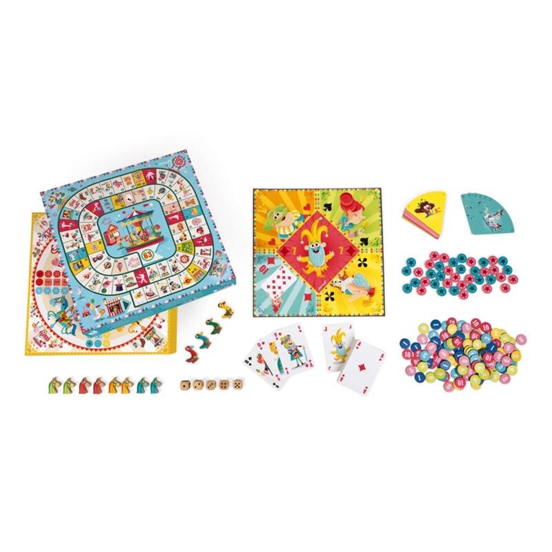 Настольная игра Janod 5 в 1 (J02742)