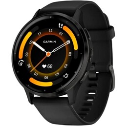 Смарт-годинник Garmin Venu 3 Slate Stainless Steel Bezel with Black Case and Silicone Band (010-02784-01)