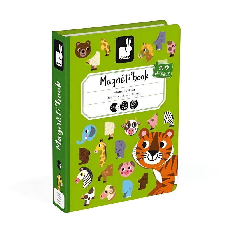 Магнітна книга Janod Тварини (J02723)