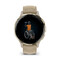 Фото - Смарт-годинник Garmin Venu 3S Soft Gold Stainless Steel Bezel with French Gray Case and Leather Band (010-02785-55) | click.ua