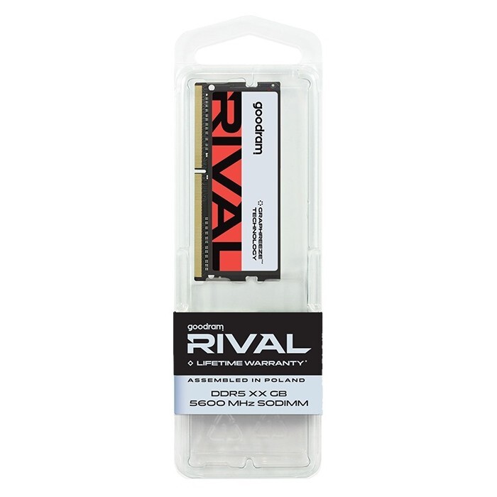 Модуль памяти SO-DIMM DDR5 32GB/5600 Goodram Rival (GGEES5-56L40/32G)
