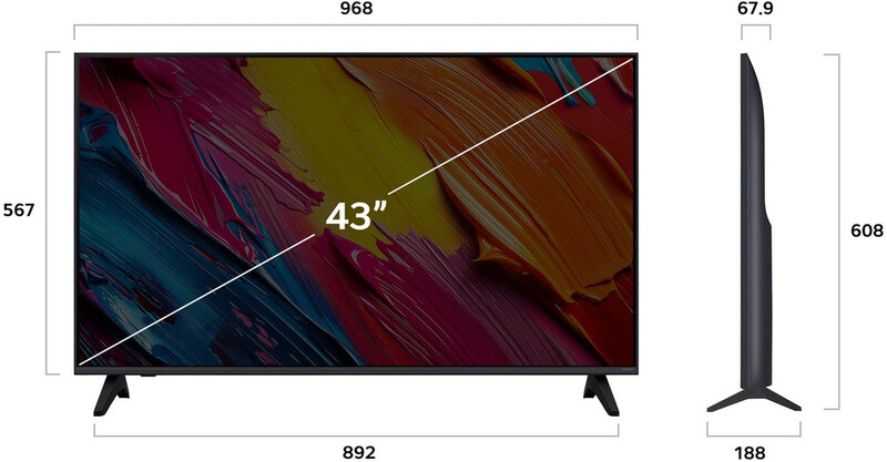 Телевізор LG 43QNED70A6A