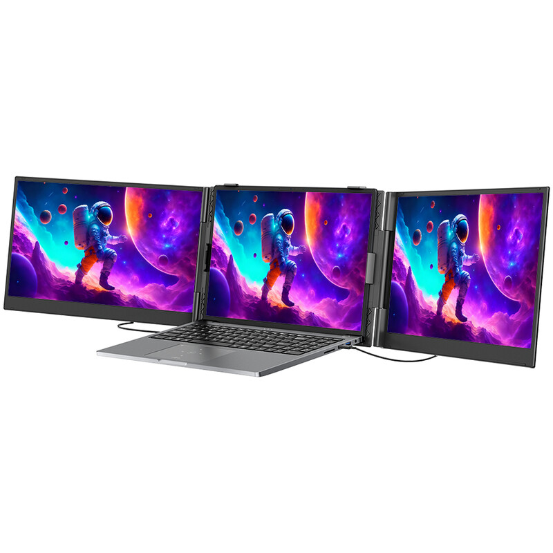 Монітор портативний Blackview 15.3" DCM8 Dual Screen (BVDCM8) IPS Grey