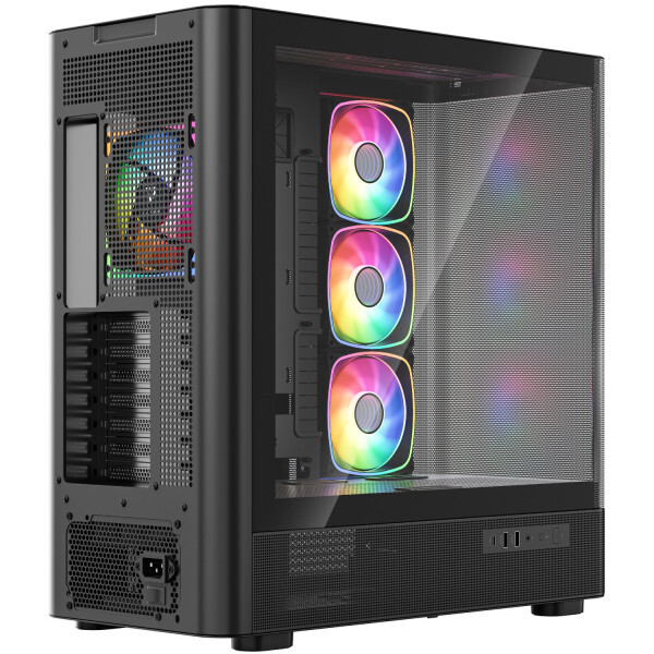 Корпус ModeCom Volcano AQ500 ARGB Black (MC-A-AQ500-4FA-B)