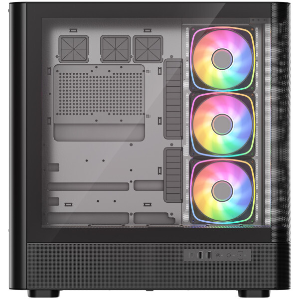 Корпус ModeCom Volcano AQ500 ARGB Black (MC-A-AQ500-4FA-B)