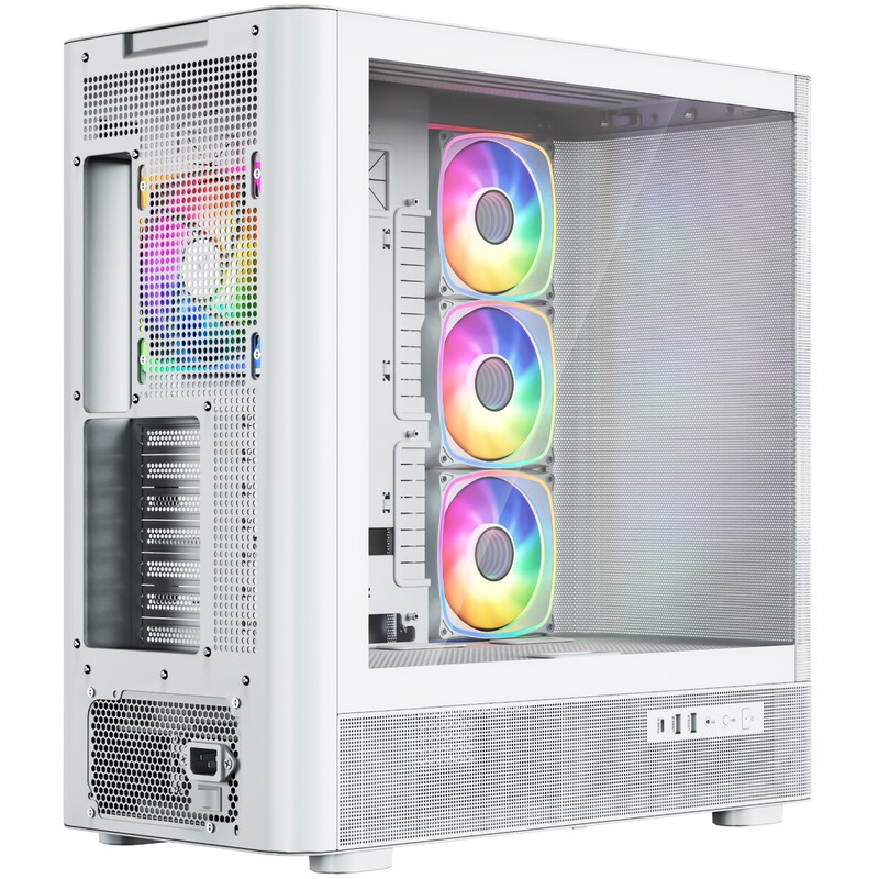 Корпус ModeCom Volcano AQ500 ARGB White (MC-A-AQ500-4FA-W)