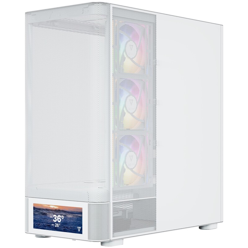 Корпус ModeCom Volcano AQ500 ARGB White (MC-A-AQ500-4FA-W)