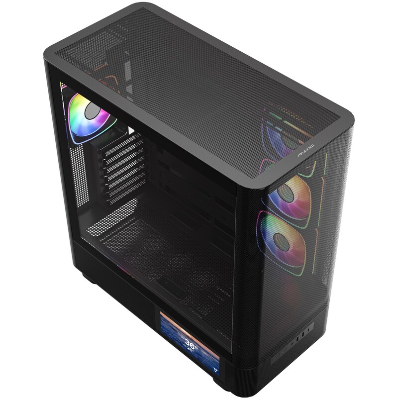 Корпус ModeCom Volcano AQ400 ARGB Black (MC-A-AQ400-4FA-B)