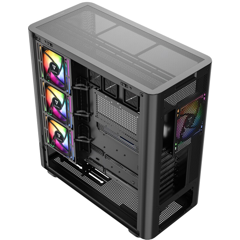 Корпус ModeCom Volcano AQ400 ARGB Black (MC-A-AQ400-4FA-B)