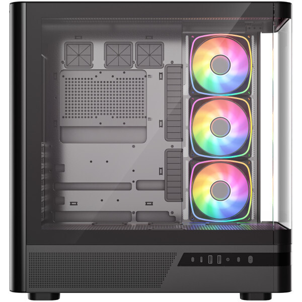Корпус ModeCom Volcano AQ200 ARGB Black (MC-A-AQ200-4FA-B)